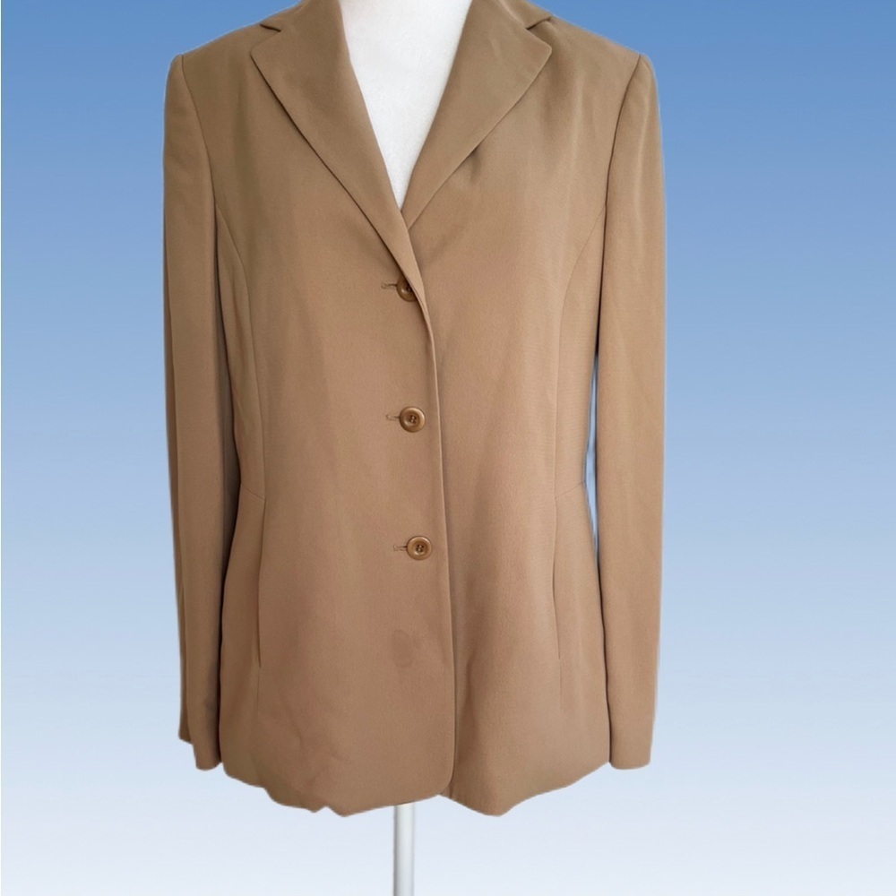 ANNEX Casual Corner Tan Women's Suit Jacket size 10